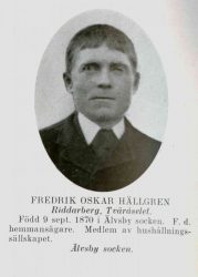 Hällgren Fredrik Oskar Riddarberg Tväråselet