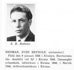 Hedman Sven 19250109 Från Svenskt Porträttarkiv