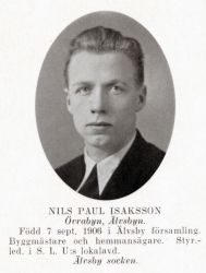 Isaksson Nils 19060907 Från Svenskt Porträttarkiv