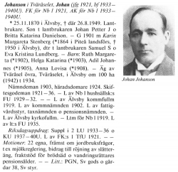 Johanson Johan 18701125 Från Svenskt Porträttarkiv