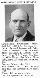 Johansson Edvard 18901008 Från Svenskt Porträttarkiv