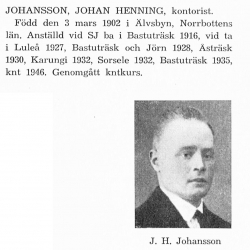 Johansson Johan 19020303 Från Svenskt Porträttarkiv
