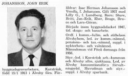 Johansson John 19130115 Från Svenskt Porträttarkiv