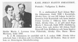 Johansson Karl & Stenvall Inga Maria Från Svenskt Porträttarkiv