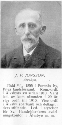 Jonsson Jonas Petter 18551223 Från Svenskt Porträttarkiv