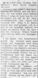 Jonsson Karl Evald Älvsbyn 60 år 3 Okt 1957 NSD