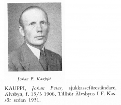 Kauppi Johan 19080315 Från Svenskt Porträttarkiv