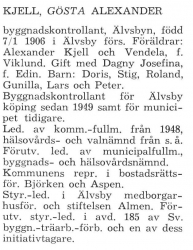 Kjell Gösta Alexander Älvsby Köping 1957