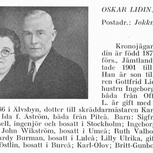 Lidin Oskar & Olsson Ruth Från Svenskt Porträttarkiv