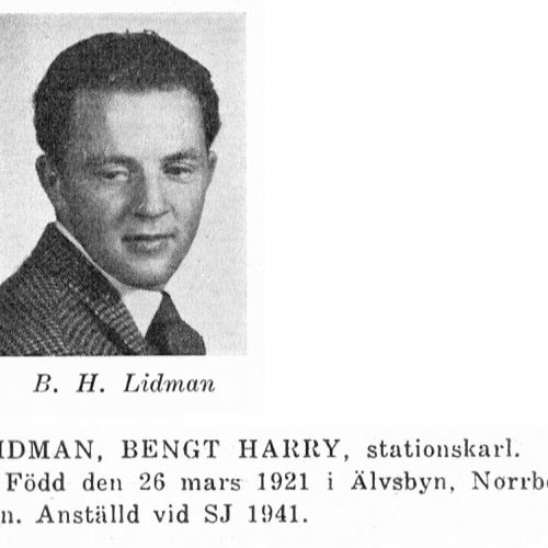 Lidman Bengt 19210326 Från Svenskt Porträttarkiv