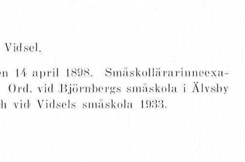 Lidström Elin 18980414 Från Svenskt Porträttarkiv a