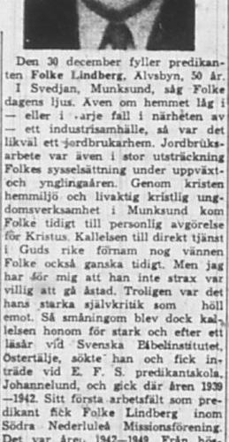 Lindberg Folke Älvsbyn 50 år 30 Dec 1959 NK