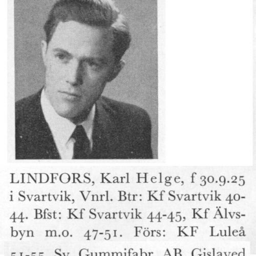 Lindfors Helge 19250930 Från Svenskt Porträttarkiv