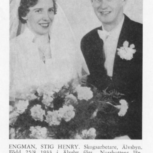 Lundberg Gerda & Engman Stig Henry Från Svenskt Porträttarkiv