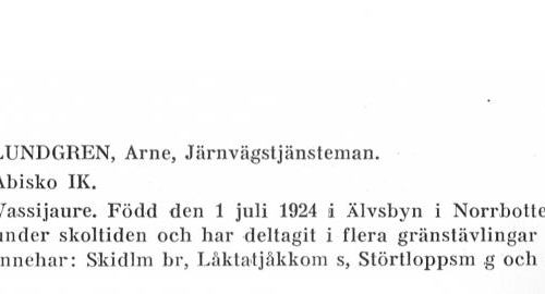 Lundgren Arne 19240701 Från Svenskt Porträttarkiv