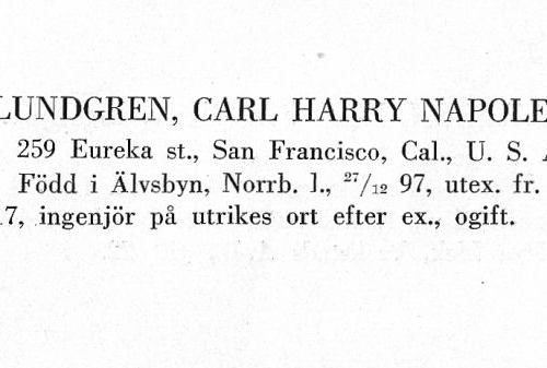 Lundgren Carl 18971227 Från Svenskt Porträttarkiv