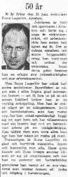 Lagerlöv Rune Älvsbyn 50 år 14 Juni 1965 PT