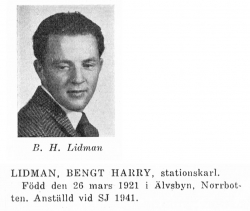 Lidman Bengt 19210326 Från Svenskt Porträttarkiv