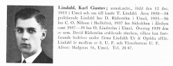 Lindahl Karl 19131212 Från Svenskt Porträttarkiv