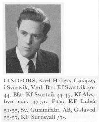 Lindfors Helge 19250930 Från Svenskt Porträttarkiv