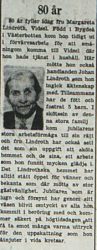 Lindroth Margareta 80 år 2 Sept 1953 Pt