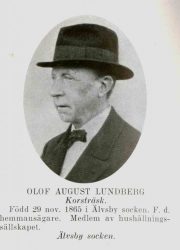 Lundberg Olof August Korsträsk