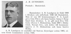 Lundgren Anton Bernhard 1888 Från Svenskt Porträttarkiv