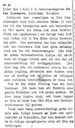 Lundgren Oskar Småträsk 65 år 18 Juli 1945 NK