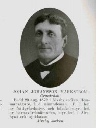 Markström Johan Gustaf Granträsk