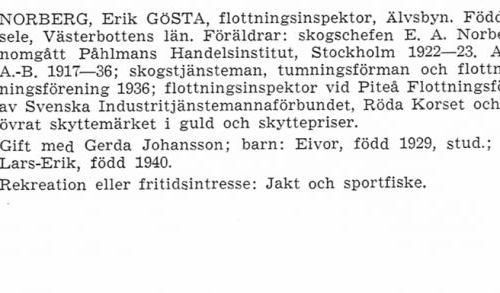 Norberg Gösta 19010315 Från Svenskt Porträttarkiv