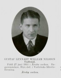 Nilsson Gustaf Lennart William Vistträsk