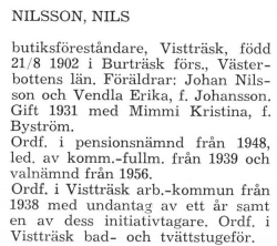 Nilsson Nils Älvsby Landskommun 1957