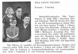 Nilsson Nils & Rolf Henning & Inga-Britt & Britta Sjödin Från Svenskt Porträttarkiv