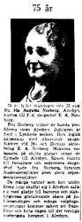 Norberg Ida Augusta Älvsbyn 75 år 20 Aug 1949 NK