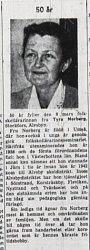 Norberg Tyra Stockfors 50 år 9 Mars 1957 NK