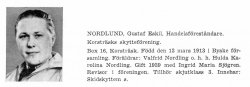Nordlund Gustaf 19130313 Från Svenskt Porträttarkiv