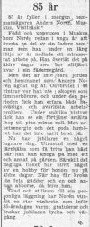 Norén Anders Muskus 85 år 31 maj 1956 PT