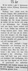 Nyberg Anton Nystrand 75 år 27 juni 1956 PT