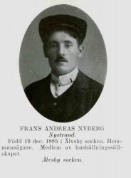 Nyberg Frans Andreas Nystrand