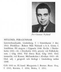 Nylund Per-Gunnar 19131202 Från Svenskt Porträttarkiv