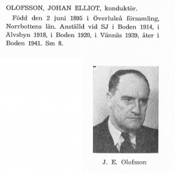 Olofsson Johan 18950602 Från Svenskt Porträttarkiv