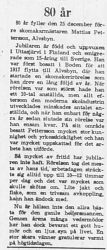 Petterson Mattias Älvsbyn 80 år 24 Dec 1965 PT