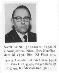 Sandlund Johannes 19060615- Från Svenskt Porträttarkiv