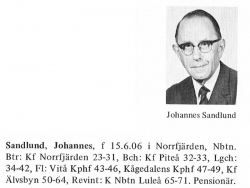 Sandlund Johannes 19060615 Från Svenskt Porträttarkiv