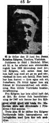 Sjögren Jenny Kristina Timfors 65 år 14 Juni 1958 NK