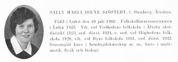 Sjöstedt-Stenberg Maria 19020710 Från Svenskt Porträttarkiv