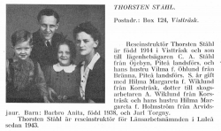 Ståhl Thorsten & Barbro Anita & Jarl Torgny & Wiklund Hilma Margareta Från Svenskt Porträttarkiv