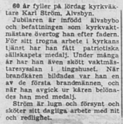 Ström Karl Älvsbyn 60 år 6 Feb 1953 NSD