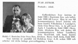 Åström Ivar & Gull Airin & Agda Lundberg Från Svenskt Porträttarkiv