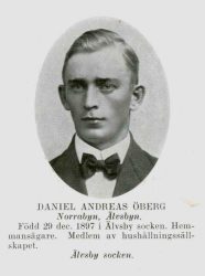 Öberg Daniel Andreas Norrabyn Älvsbyn